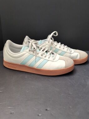 Adidas Women's VL Court Base 3.0 Halo Mint Sneakers Size 8.5.